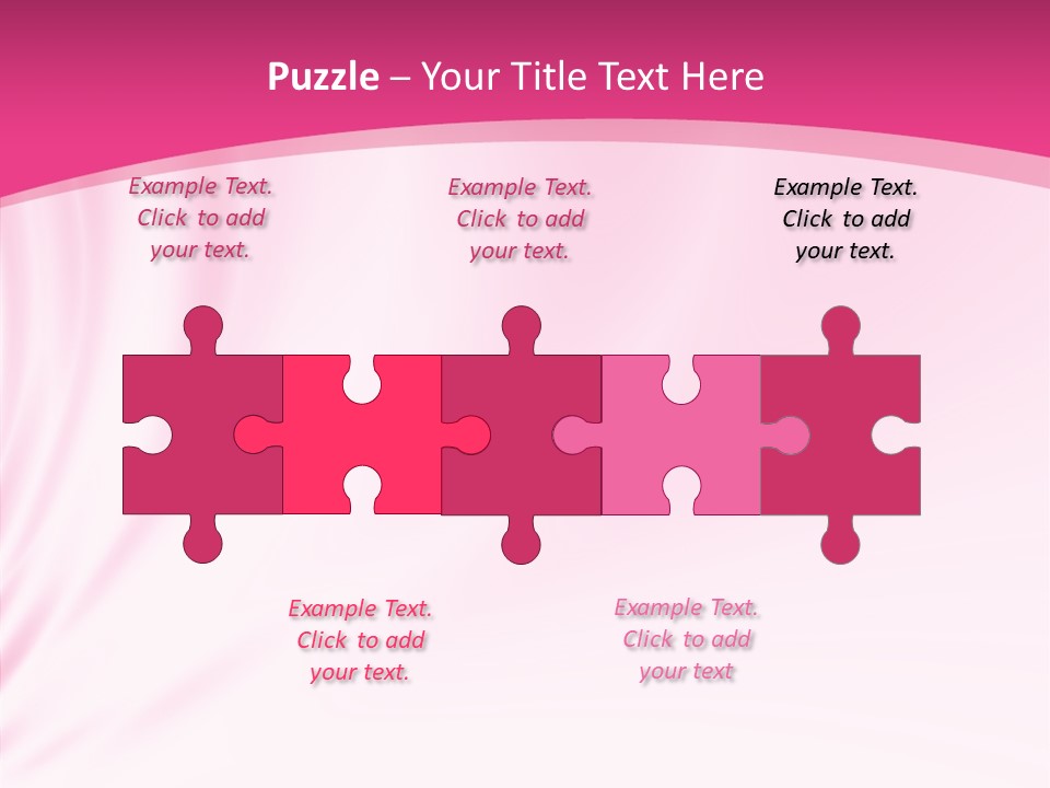 Abstract Red Fractal PowerPoint Template