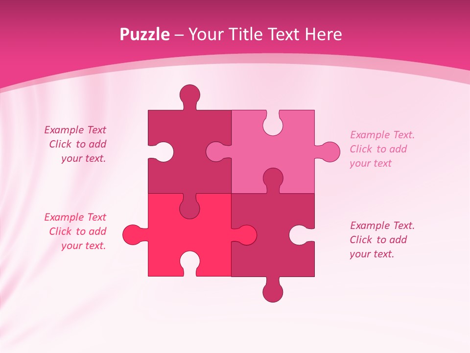 Abstract Red Fractal PowerPoint Template