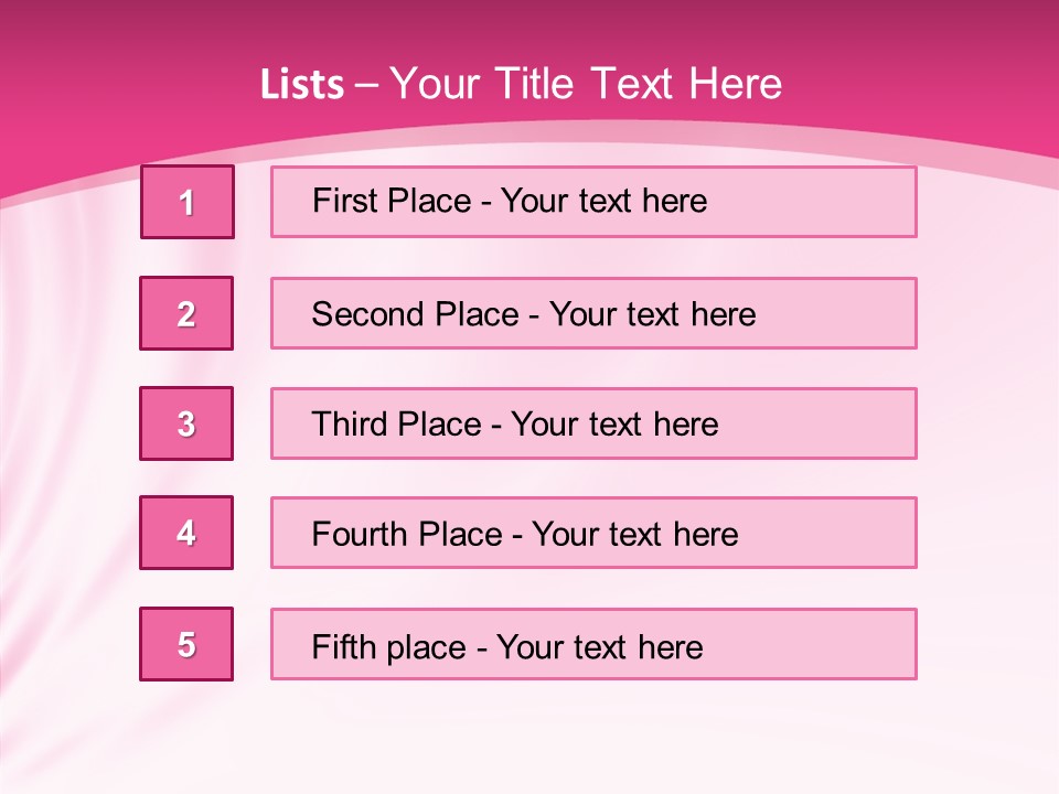 Abstract Red Fractal PowerPoint Template