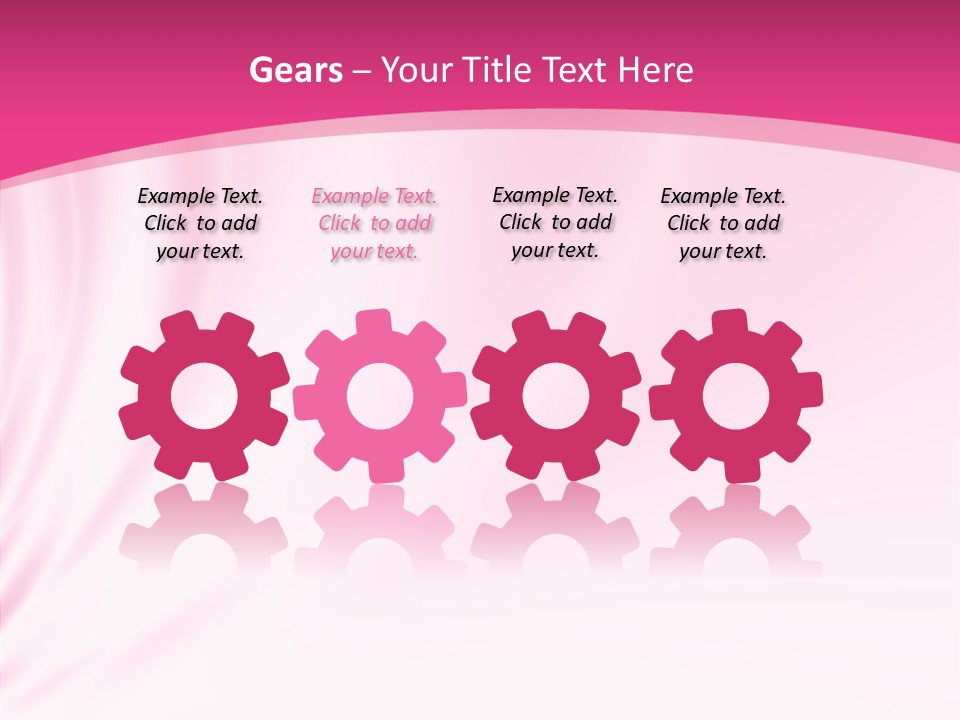 Abstract Red Fractal PowerPoint Template