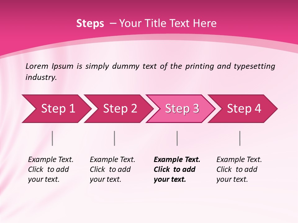 Abstract Red Fractal PowerPoint Template