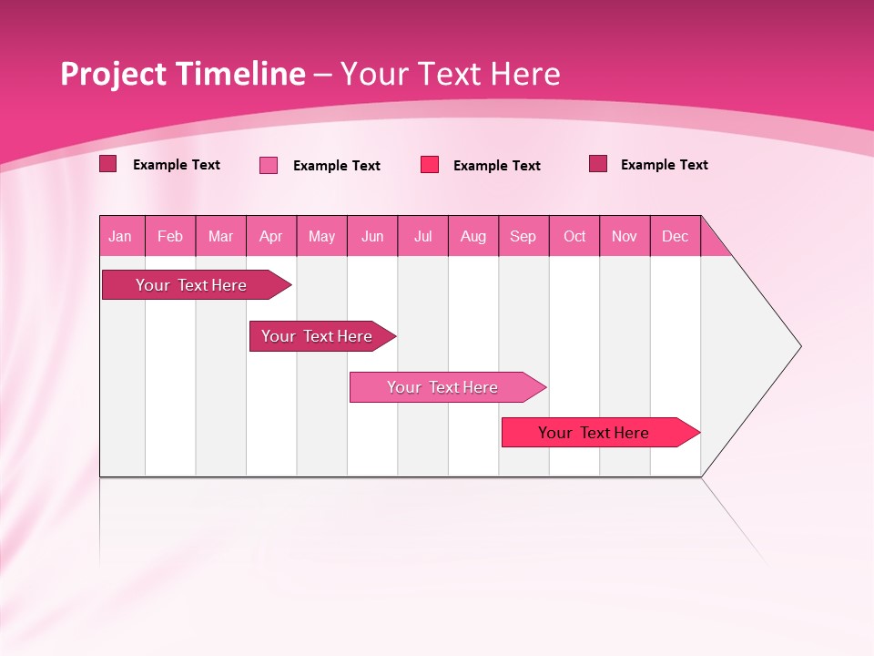 Abstract Red Fractal PowerPoint Template