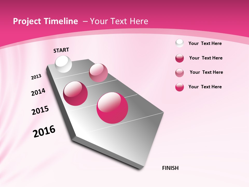 Abstract Red Fractal PowerPoint Template