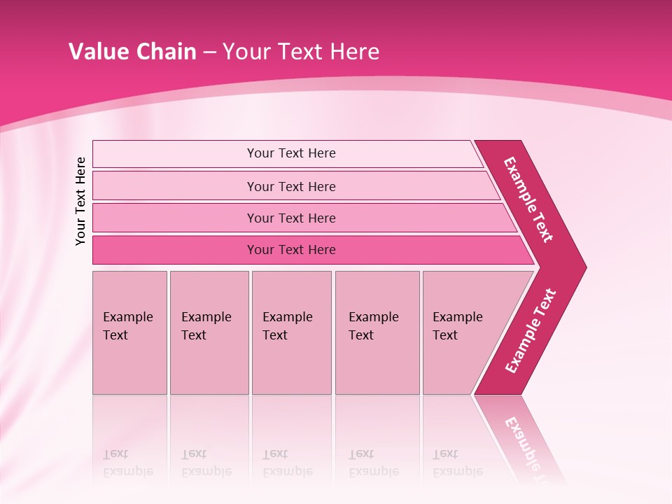 Abstract Red Fractal PowerPoint Template