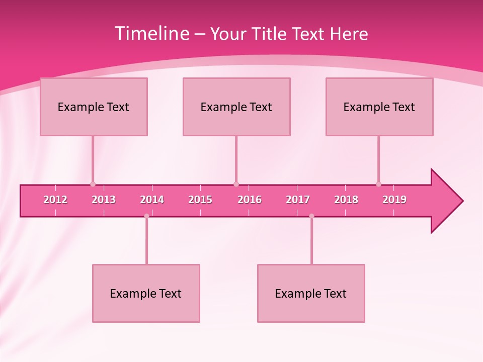 Abstract Red Fractal PowerPoint Template
