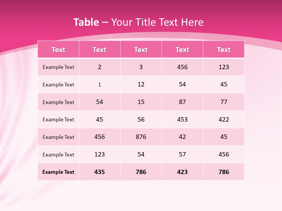 Abstract Red Fractal PowerPoint Template