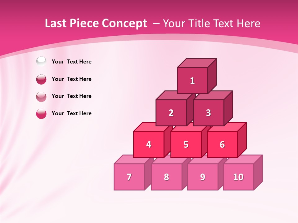 Abstract Red Fractal PowerPoint Template