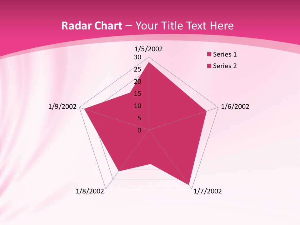 Abstract Red Fractal PowerPoint Template