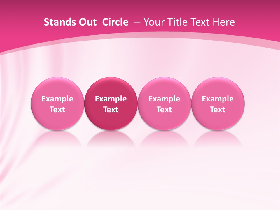 Abstract Red Fractal PowerPoint Template