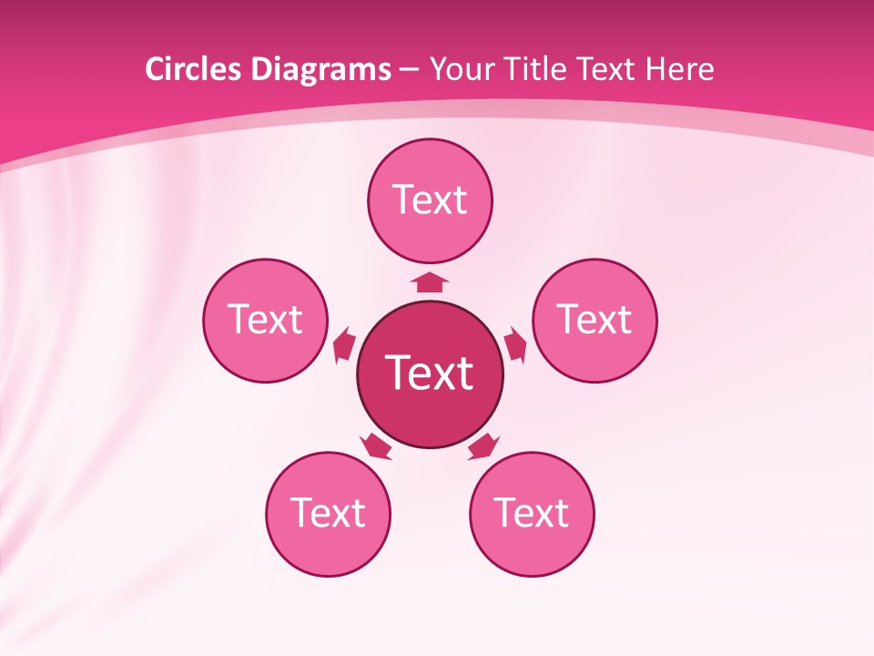 Abstract Red Fractal PowerPoint Template