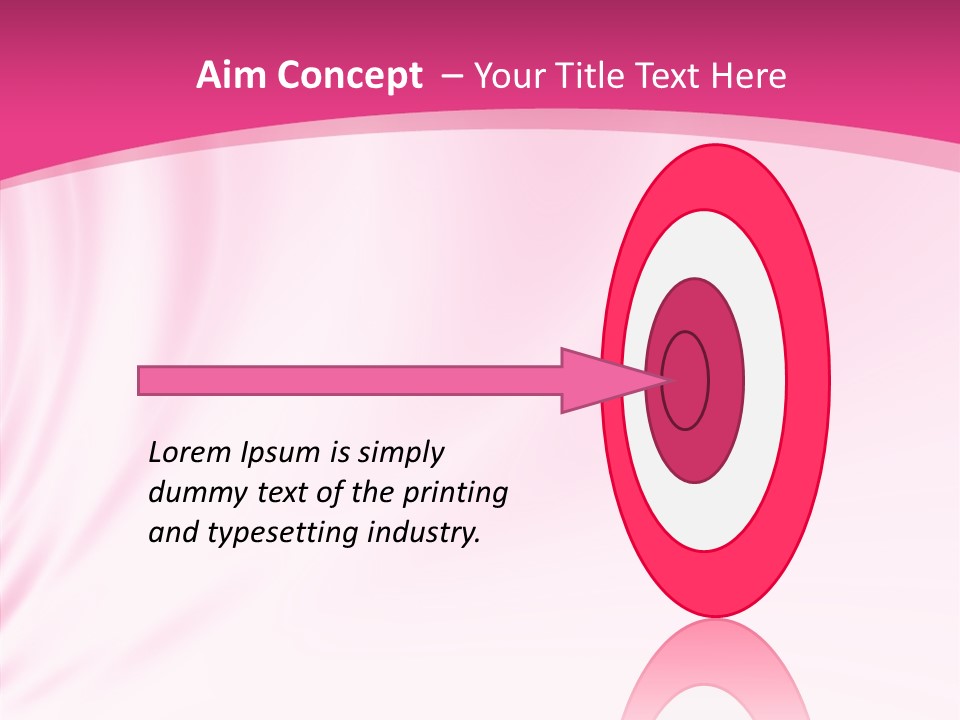 Abstract Red Fractal PowerPoint Template