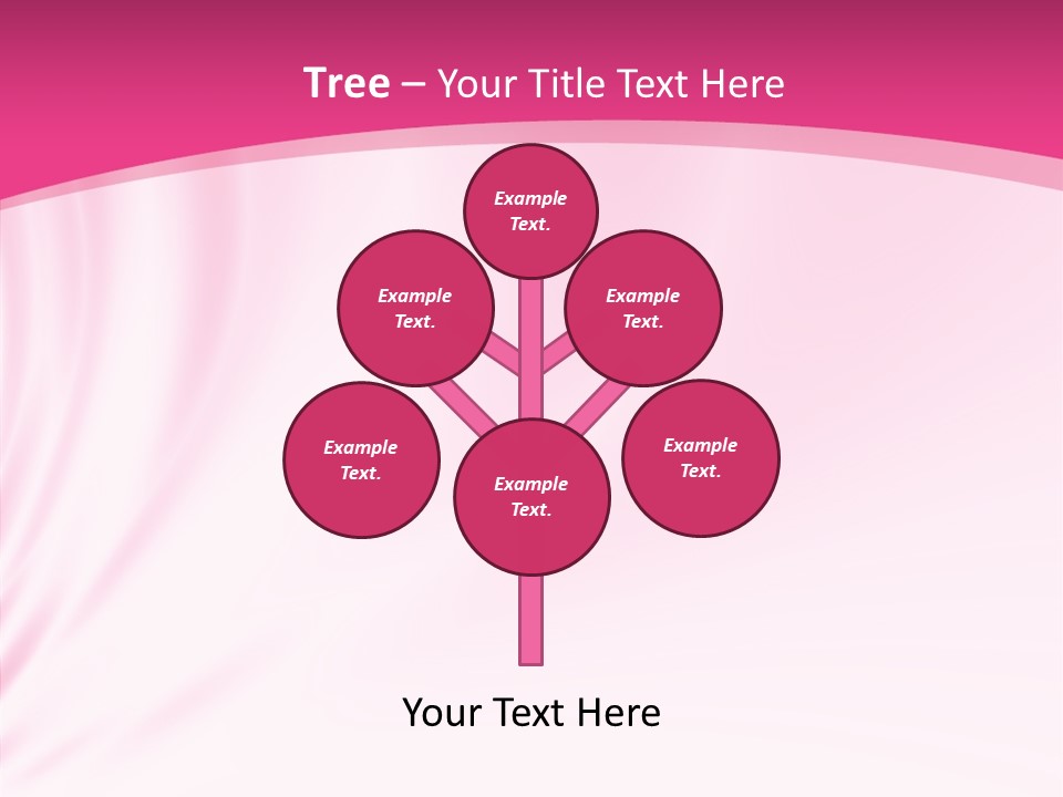 Abstract Red Fractal PowerPoint Template