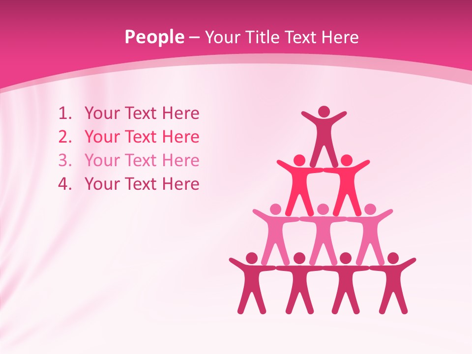 Abstract Red Fractal PowerPoint Template