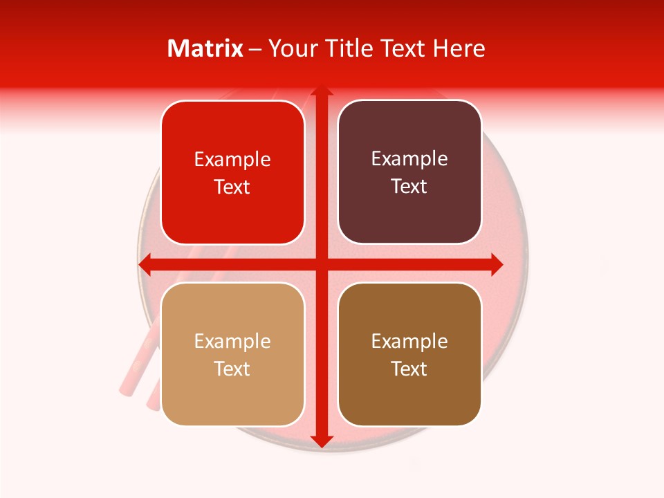 Empty Wooden Dinner PowerPoint Template