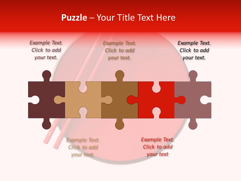 Empty Wooden Dinner PowerPoint Template