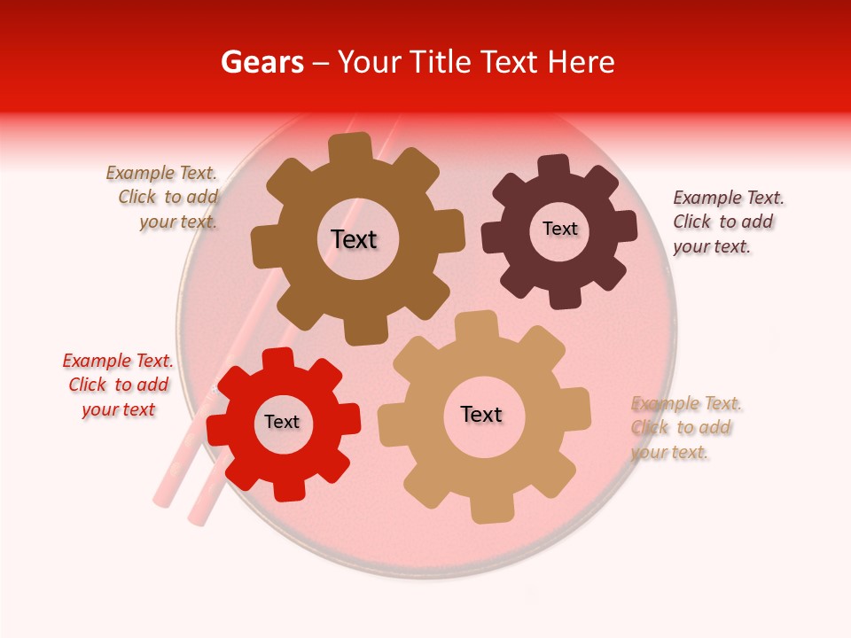 Empty Wooden Dinner PowerPoint Template