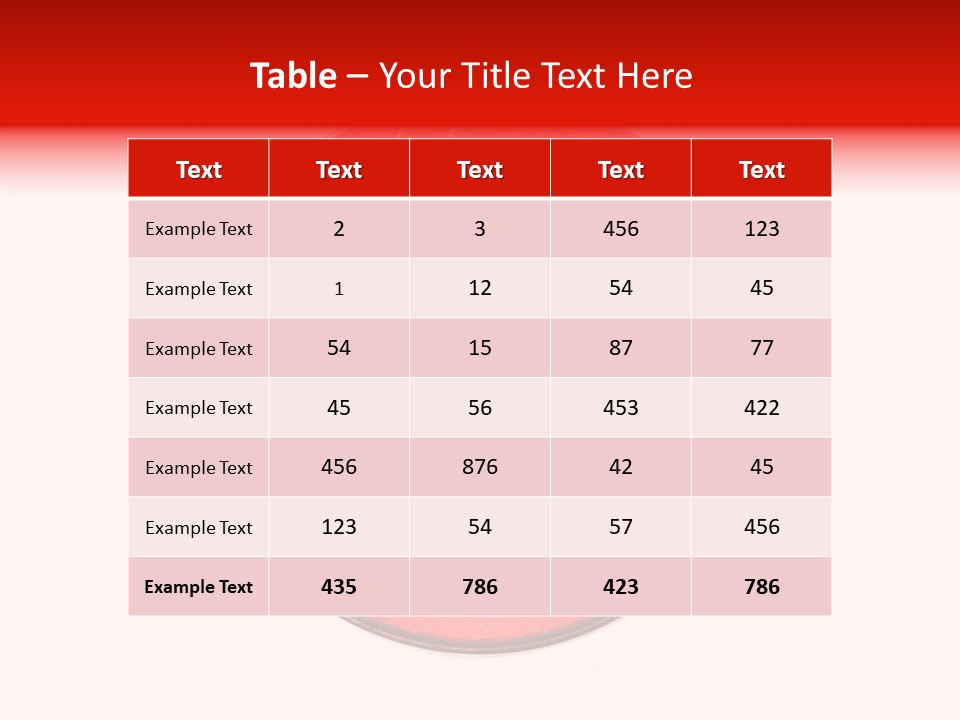 Empty Wooden Dinner PowerPoint Template