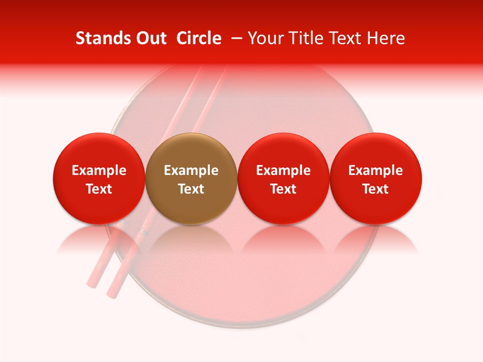 Empty Wooden Dinner PowerPoint Template