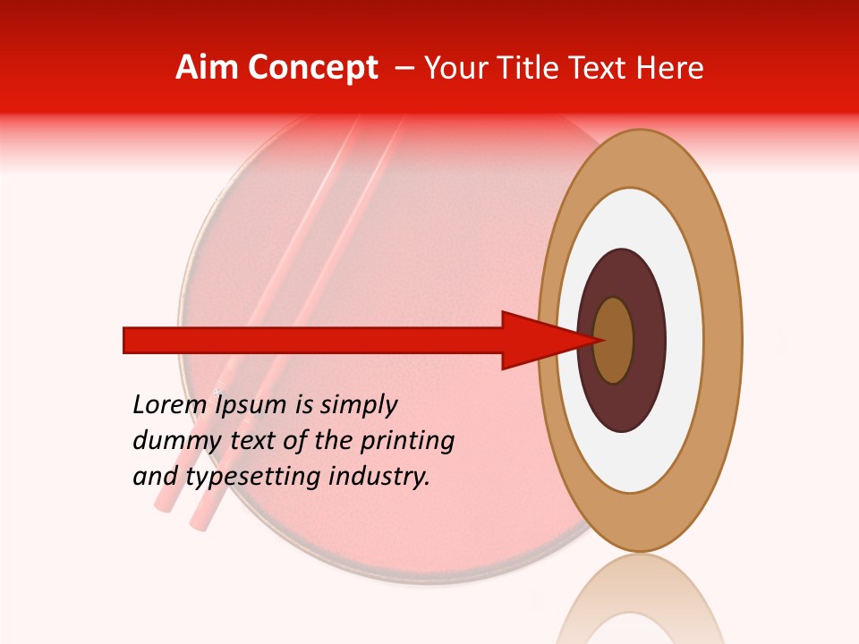 Empty Wooden Dinner PowerPoint Template