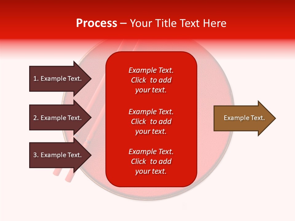 Empty Wooden Dinner PowerPoint Template