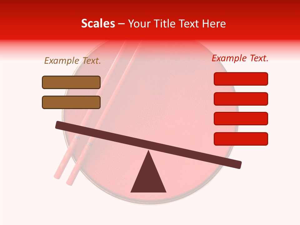 Empty Wooden Dinner PowerPoint Template