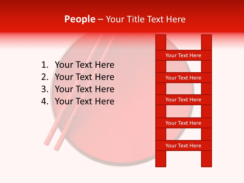 Empty Wooden Dinner PowerPoint Template