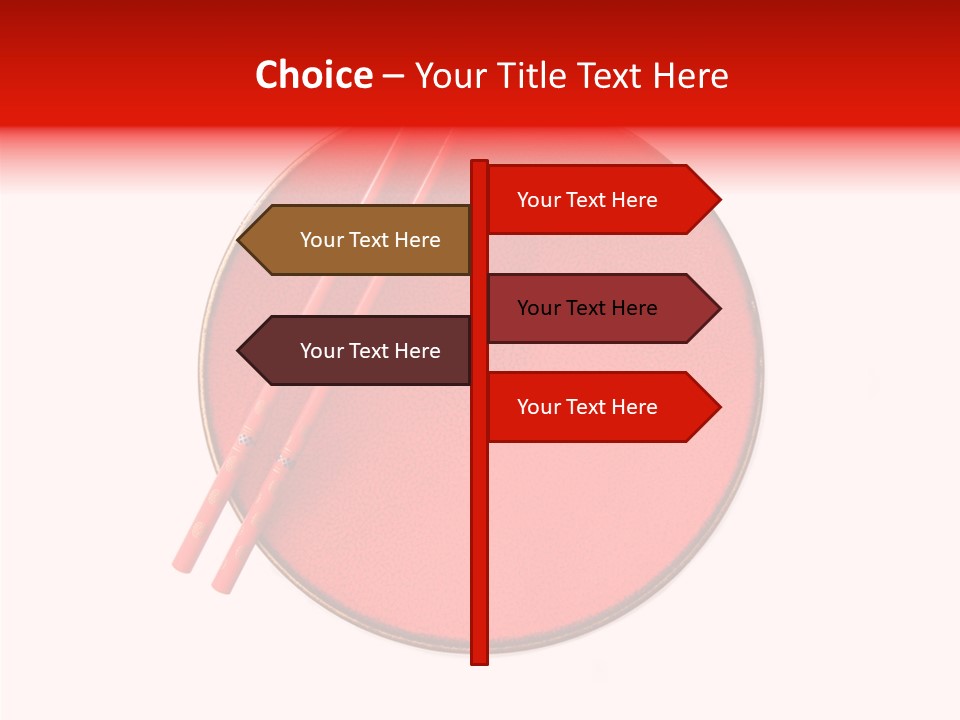 Empty Wooden Dinner PowerPoint Template