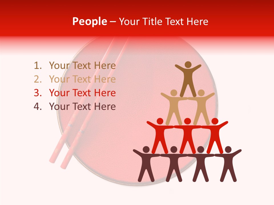 Empty Wooden Dinner PowerPoint Template