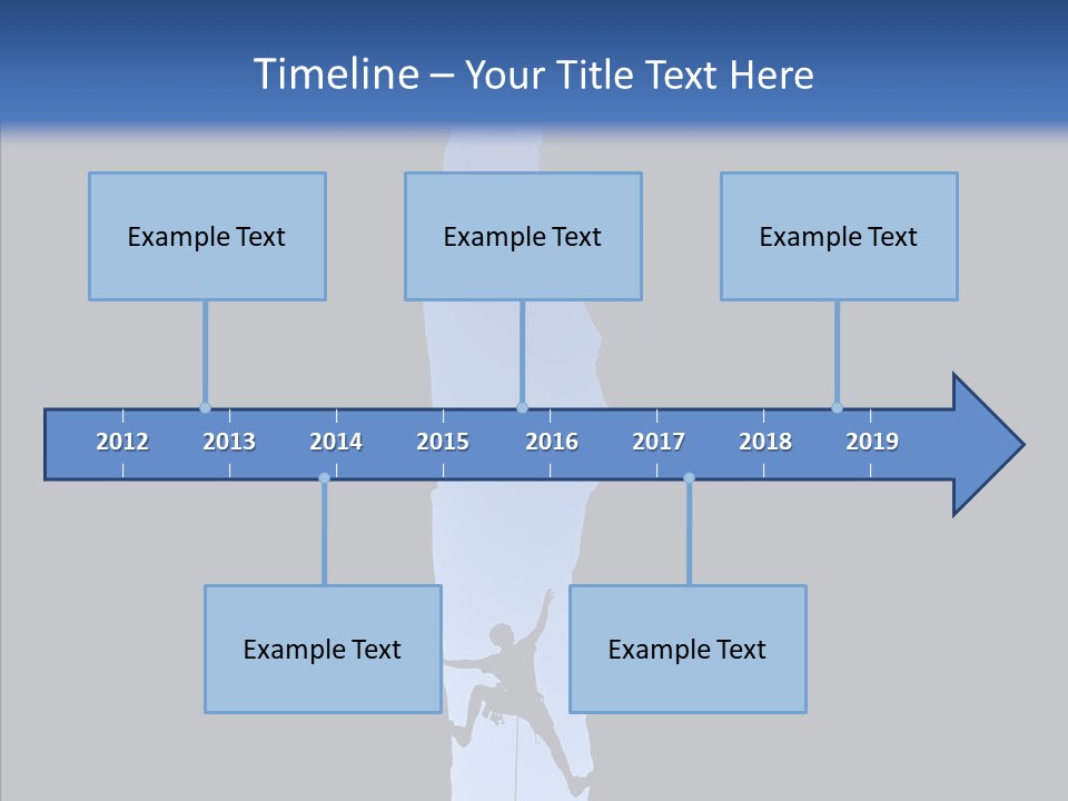 Success Rock Thrill PowerPoint Template