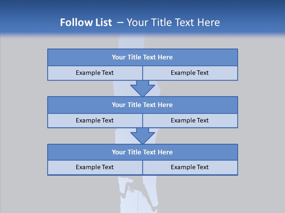Success Rock Thrill PowerPoint Template