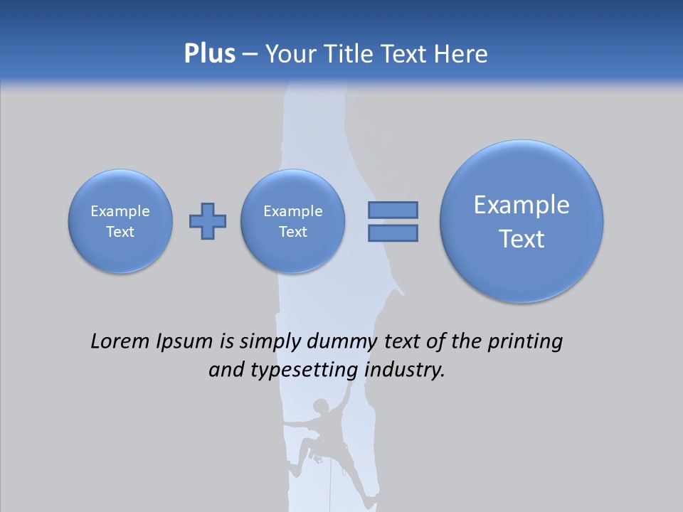 Success Rock Thrill PowerPoint Template