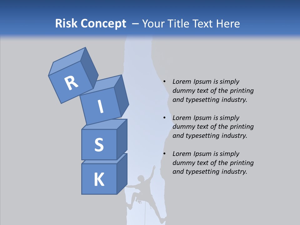 Success Rock Thrill PowerPoint Template