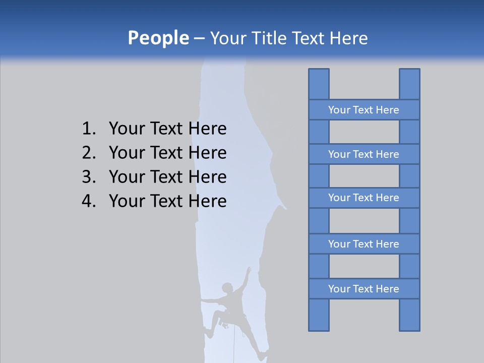 Success Rock Thrill PowerPoint Template