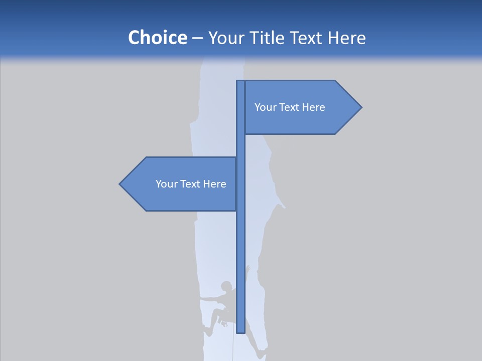 Success Rock Thrill PowerPoint Template