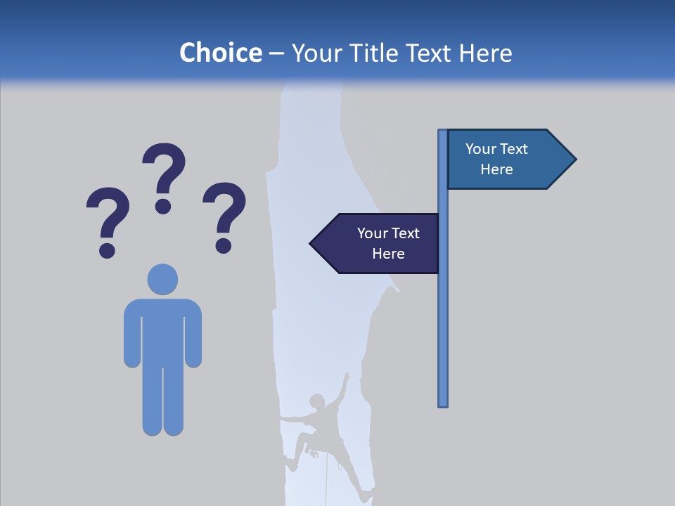 Success Rock Thrill PowerPoint Template