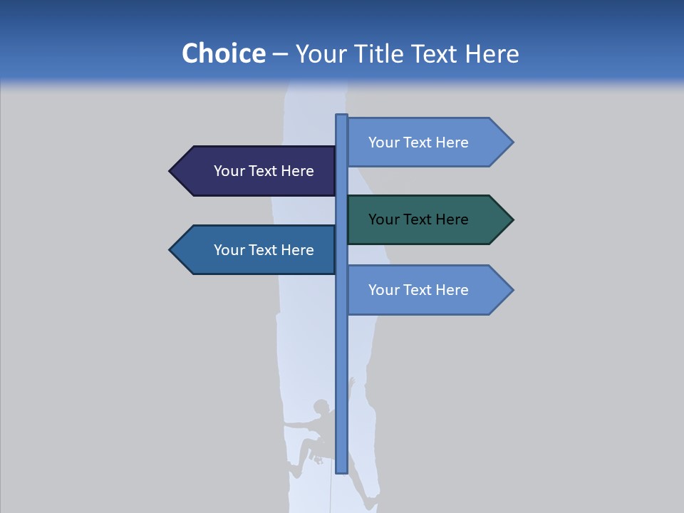 Success Rock Thrill PowerPoint Template