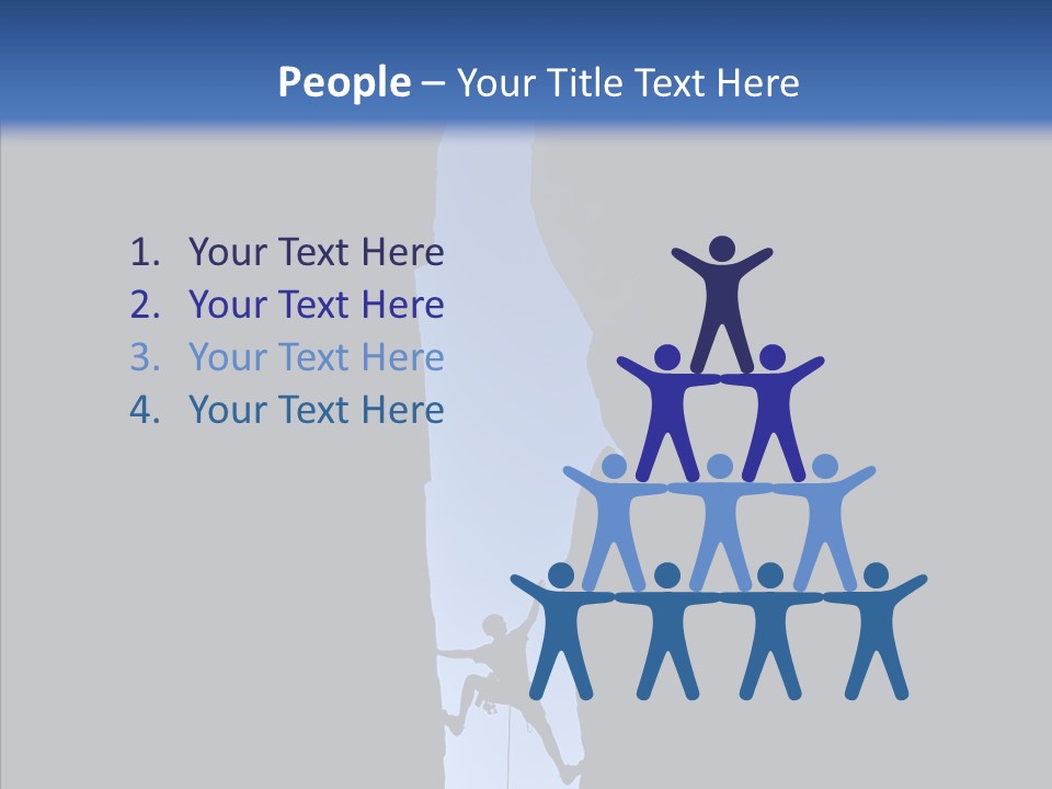 Success Rock Thrill PowerPoint Template