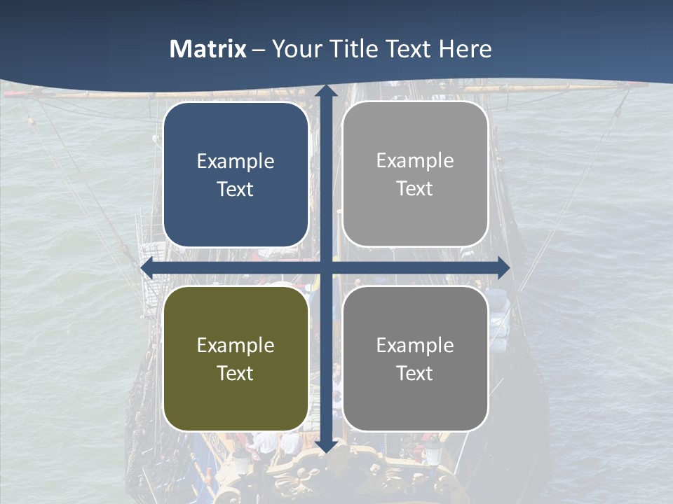 Swedish Wooden Sea PowerPoint Template