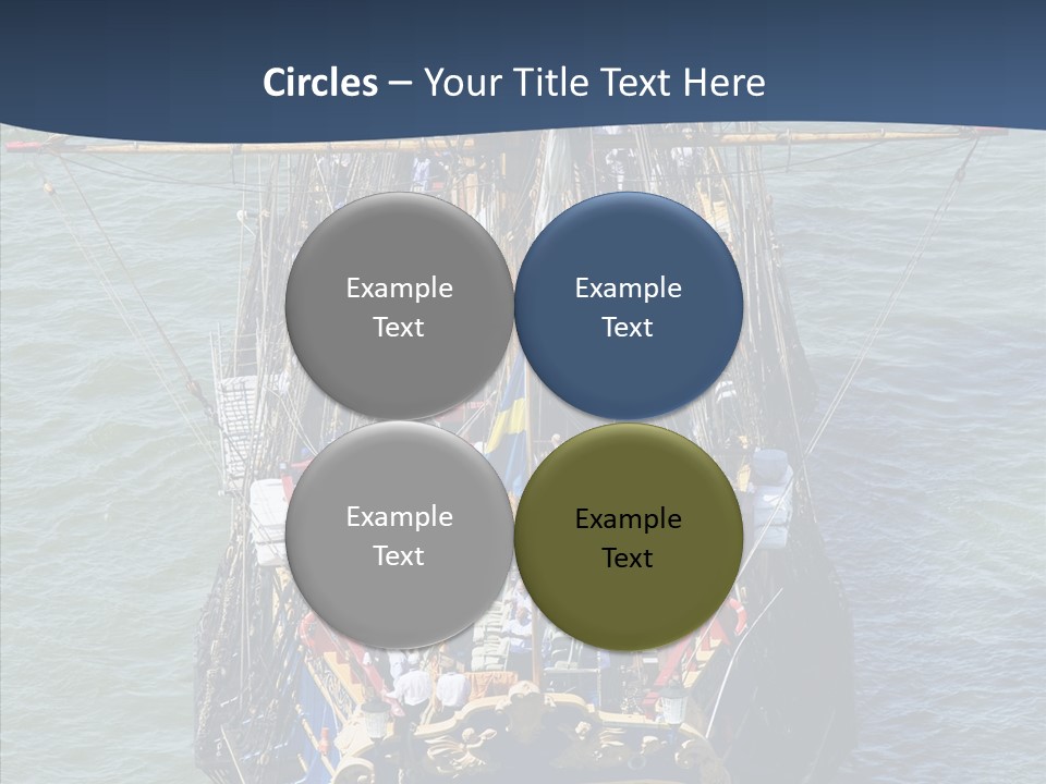 Swedish Wooden Sea PowerPoint Template