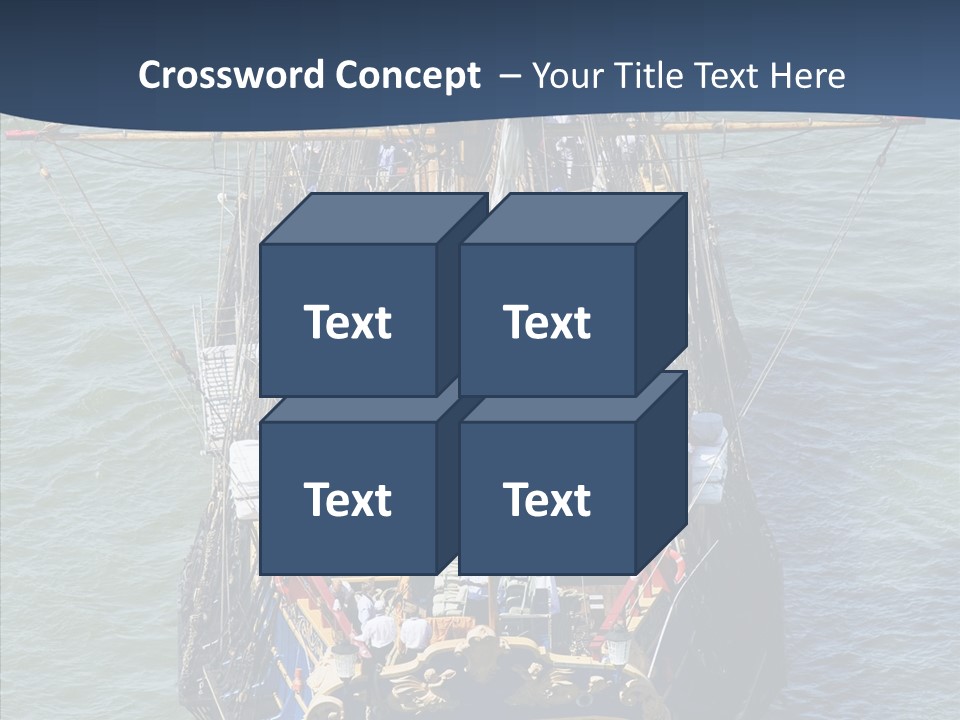 Swedish Wooden Sea PowerPoint Template