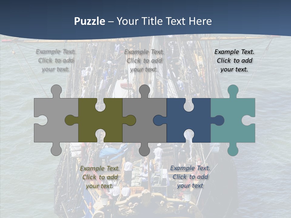 Swedish Wooden Sea PowerPoint Template