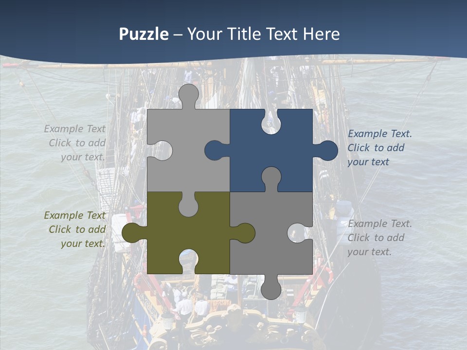 Swedish Wooden Sea PowerPoint Template