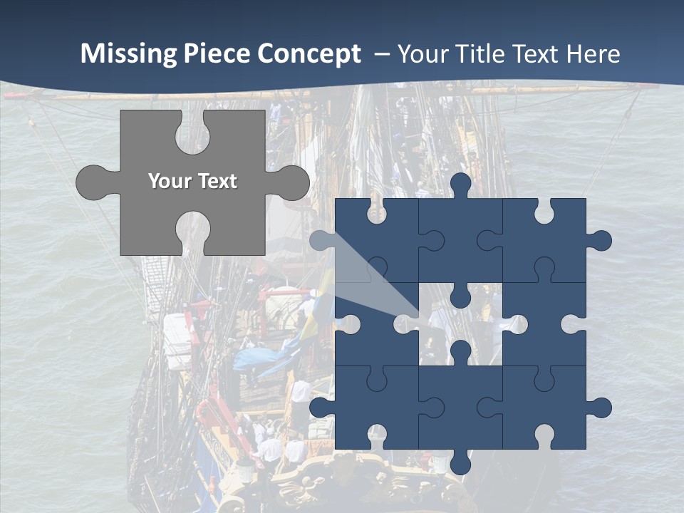 Swedish Wooden Sea PowerPoint Template