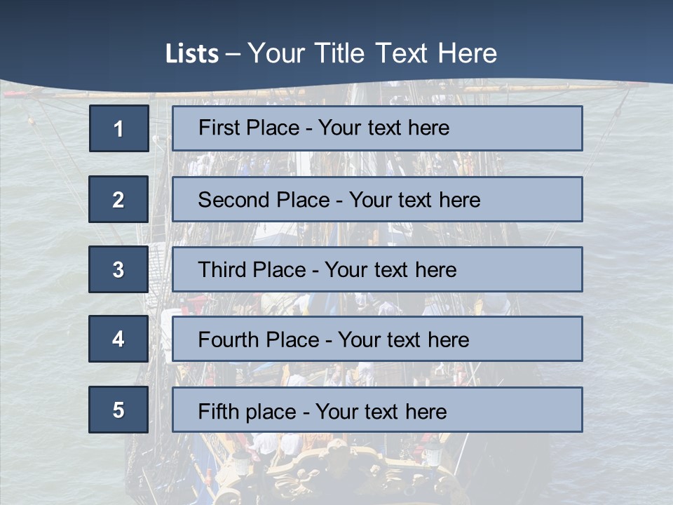 Swedish Wooden Sea PowerPoint Template
