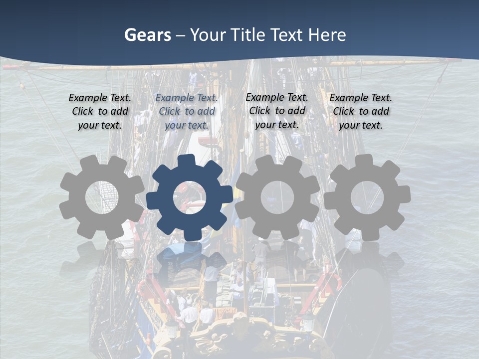 Swedish Wooden Sea PowerPoint Template