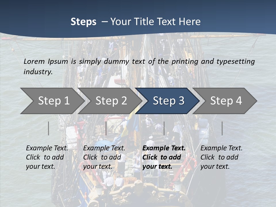 Swedish Wooden Sea PowerPoint Template