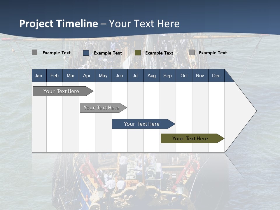 Swedish Wooden Sea PowerPoint Template