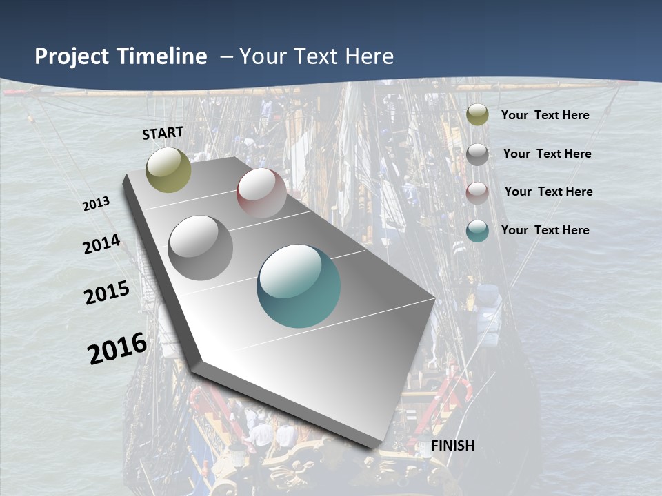 Swedish Wooden Sea PowerPoint Template