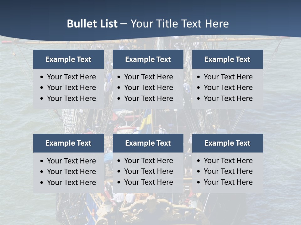 Swedish Wooden Sea PowerPoint Template