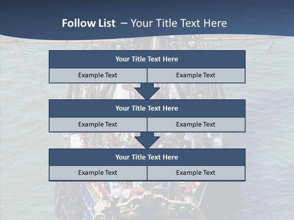 Swedish Wooden Sea PowerPoint Template